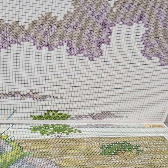 Out of Africa Lions Male Female Cross Stitch 1991 - Picture 7 of 8